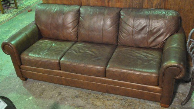ETHAN ALLEN CAMEL BACK LEATHER SOFA - Sep 21, 2013 ...