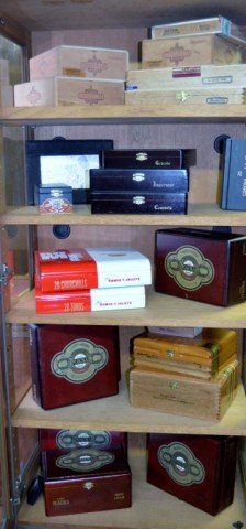 Collection Of Cigar Boxes, 21 Pieces: Various Sizes, Shapes and Brands
