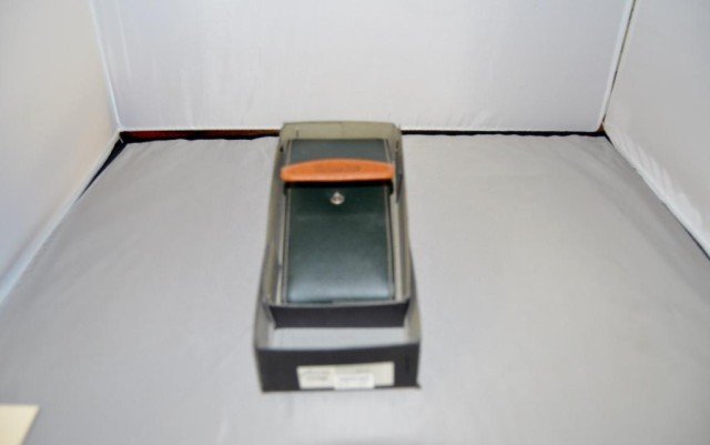 Leather Cigar Case: By Martin Wess, Measurements: 5" x 4 1/2" x 1 1/2"