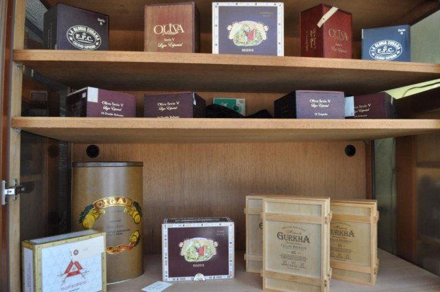 Cigar Box Collection, 14 Pieces: Various Sizes, Shapes and Brands