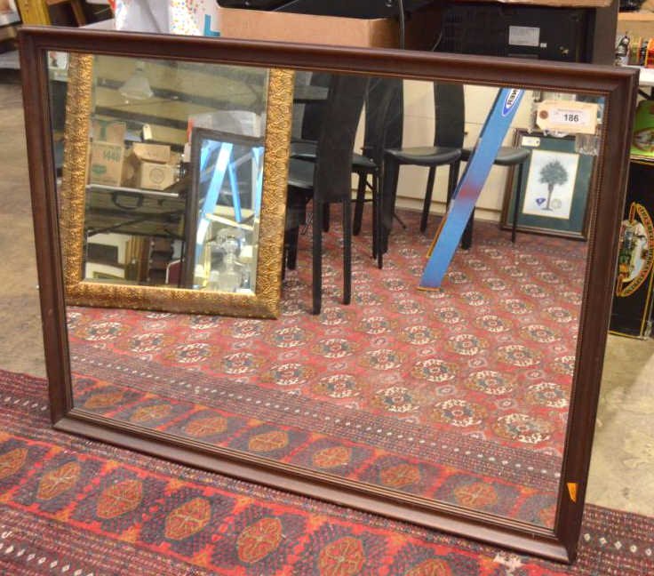 Stained Pine Mirror (1 of 2)