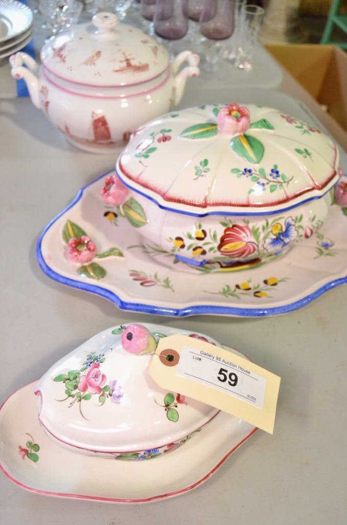 French Majolica Tureens (1 of 3)