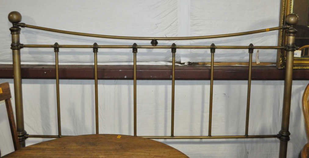 King Size Brass Bed (1 of 1)