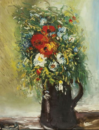 174 Maurice De Vlaminck Bouquet De Fleurs Des Champs