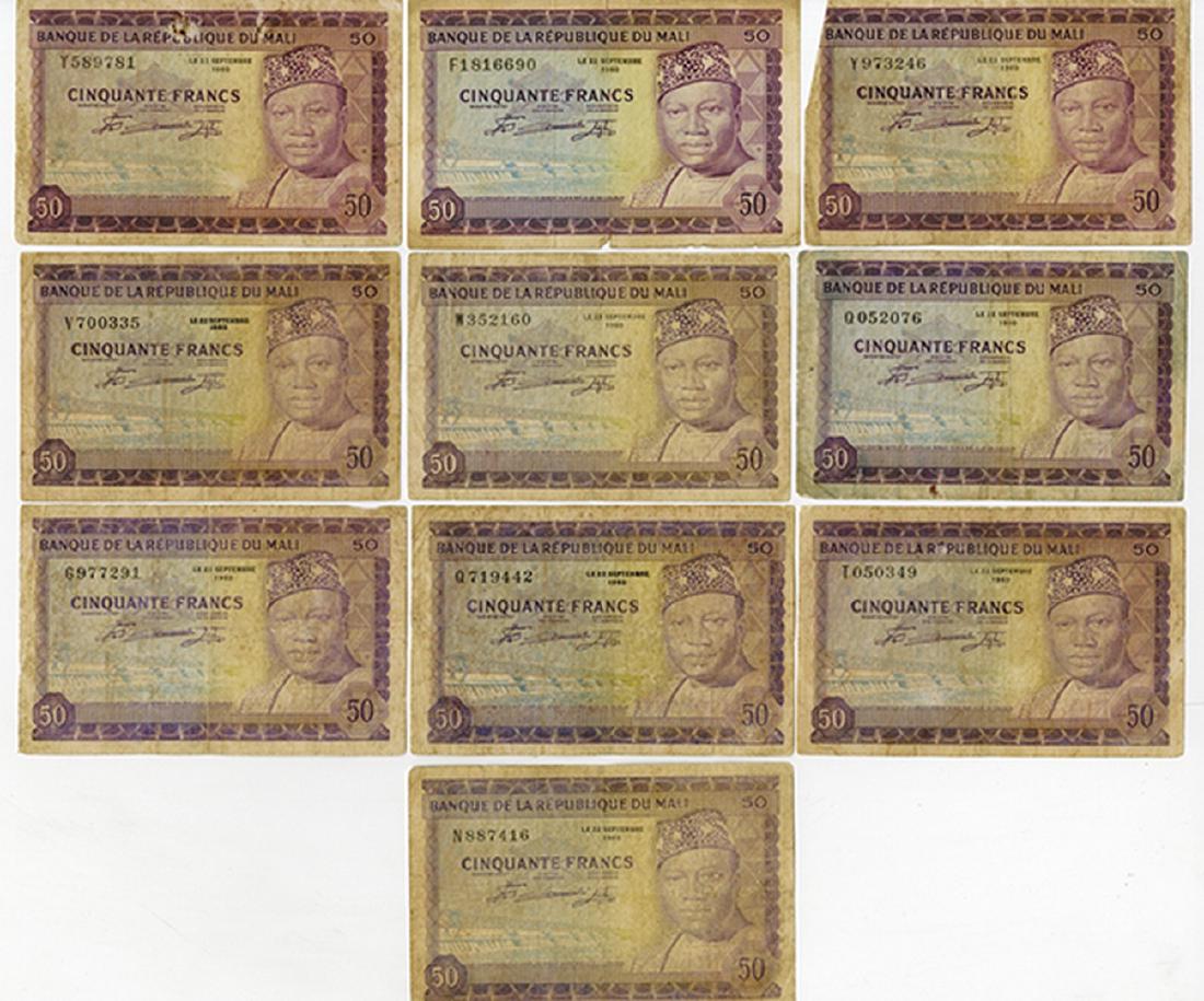 Banque De La Republique du Mali, Second 1960 (1967) (1 of 2)