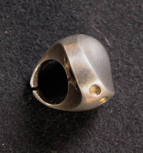 Ring Lapponia: Lapponia, Helsinki Poul Havgaard 1973 Silber. D. 17 mm (größenverstellbar). Bez.: undeutliche Stadtmarke, Jahresmarke U7 STERLING FINLAND, LAPPONIA POUL