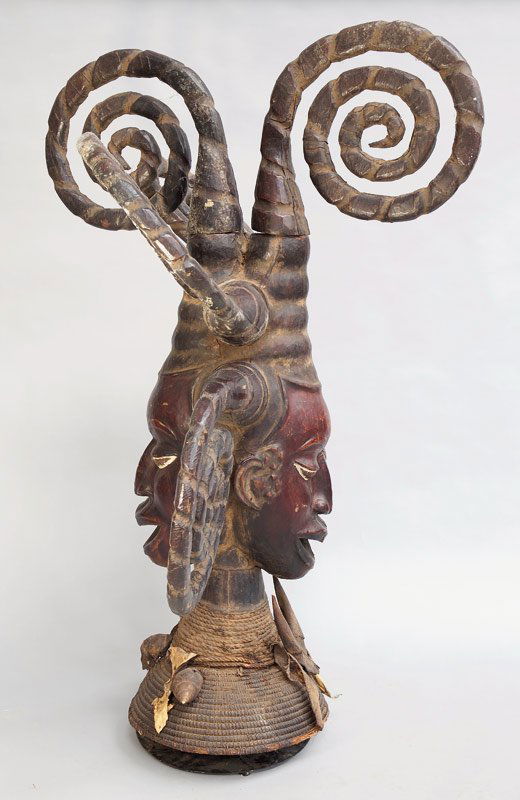 Groe Ikoyi Janusmaske (1 of 1)