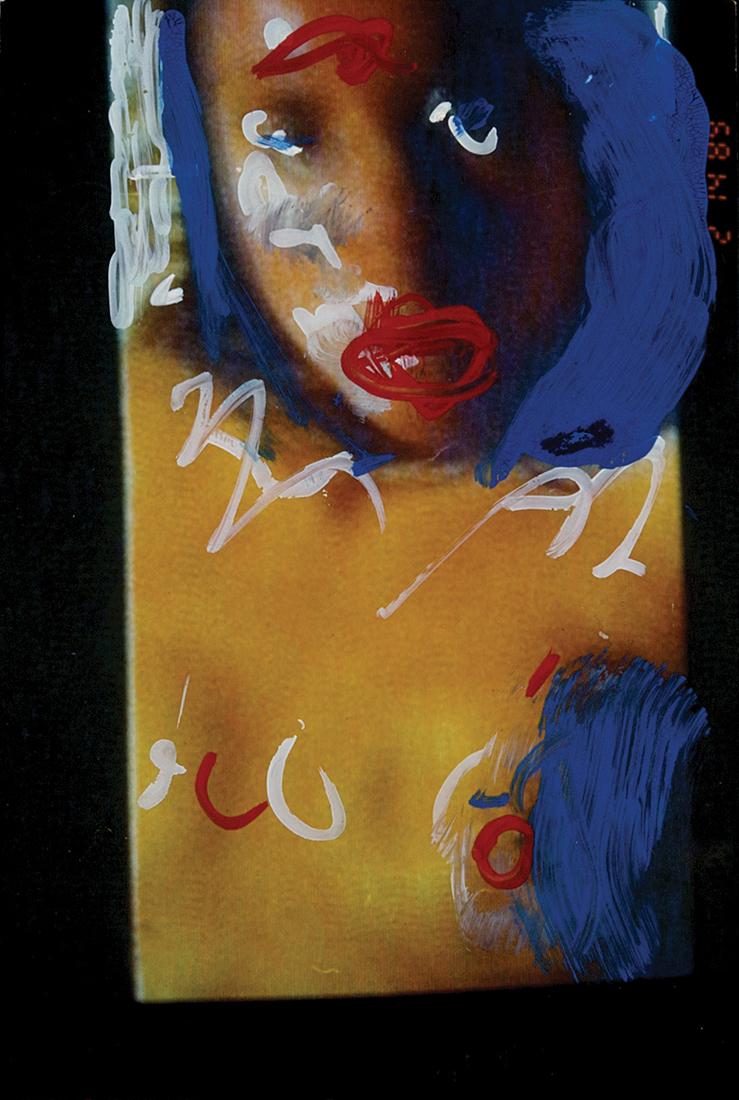 Mario Schifano: Untitled 1996-97 Colour digital print with marker applications on PE coated paper. Complete with certification by Archivio Mario Schifano n. FR866/90-97. Exhibition: 2010 Roma, MACRO, Laboratorio Schi
