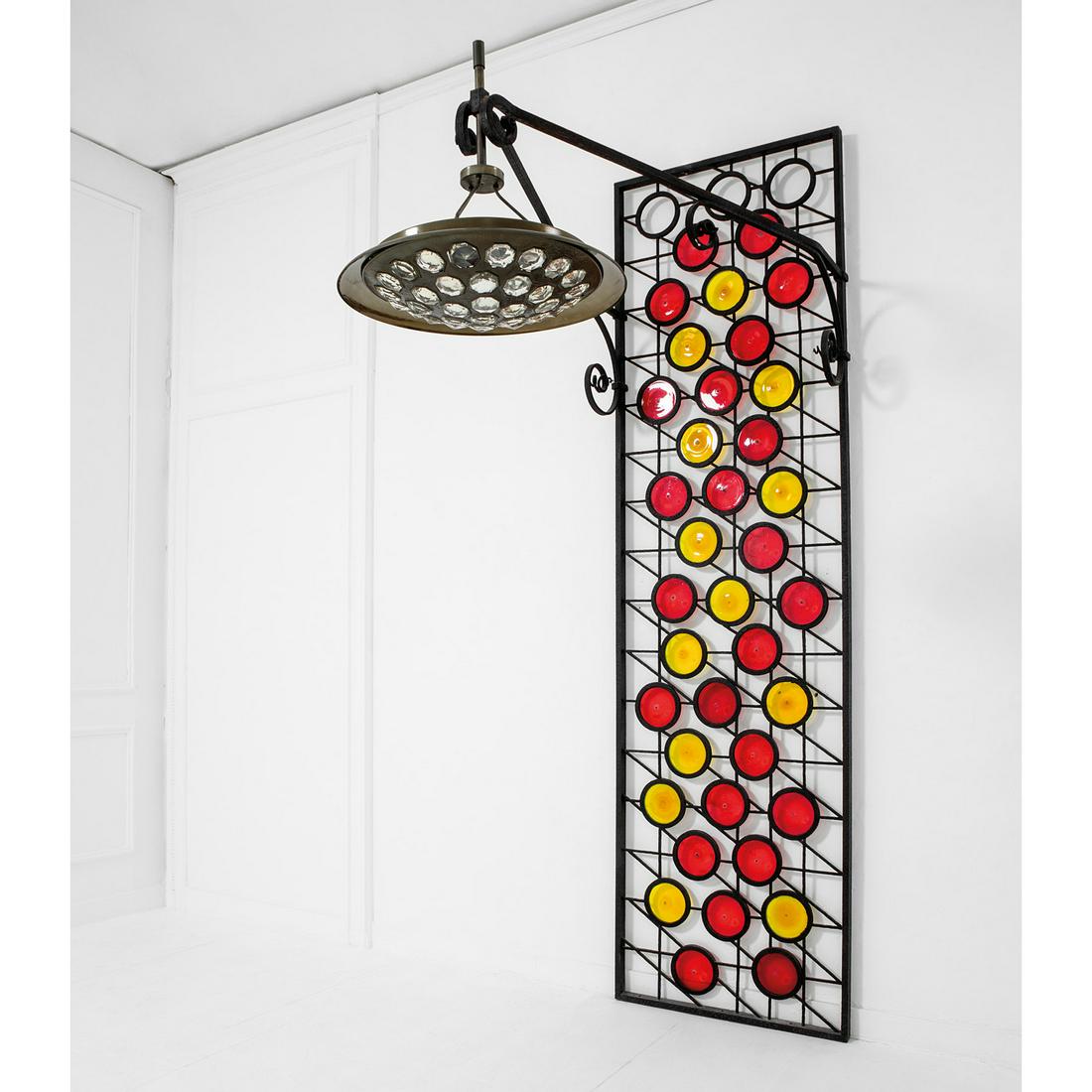 Separè con lampadario, 1950 ca. (1 of 4)