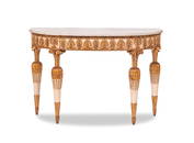 Rara e importante consolle lombarda a mezzaluna