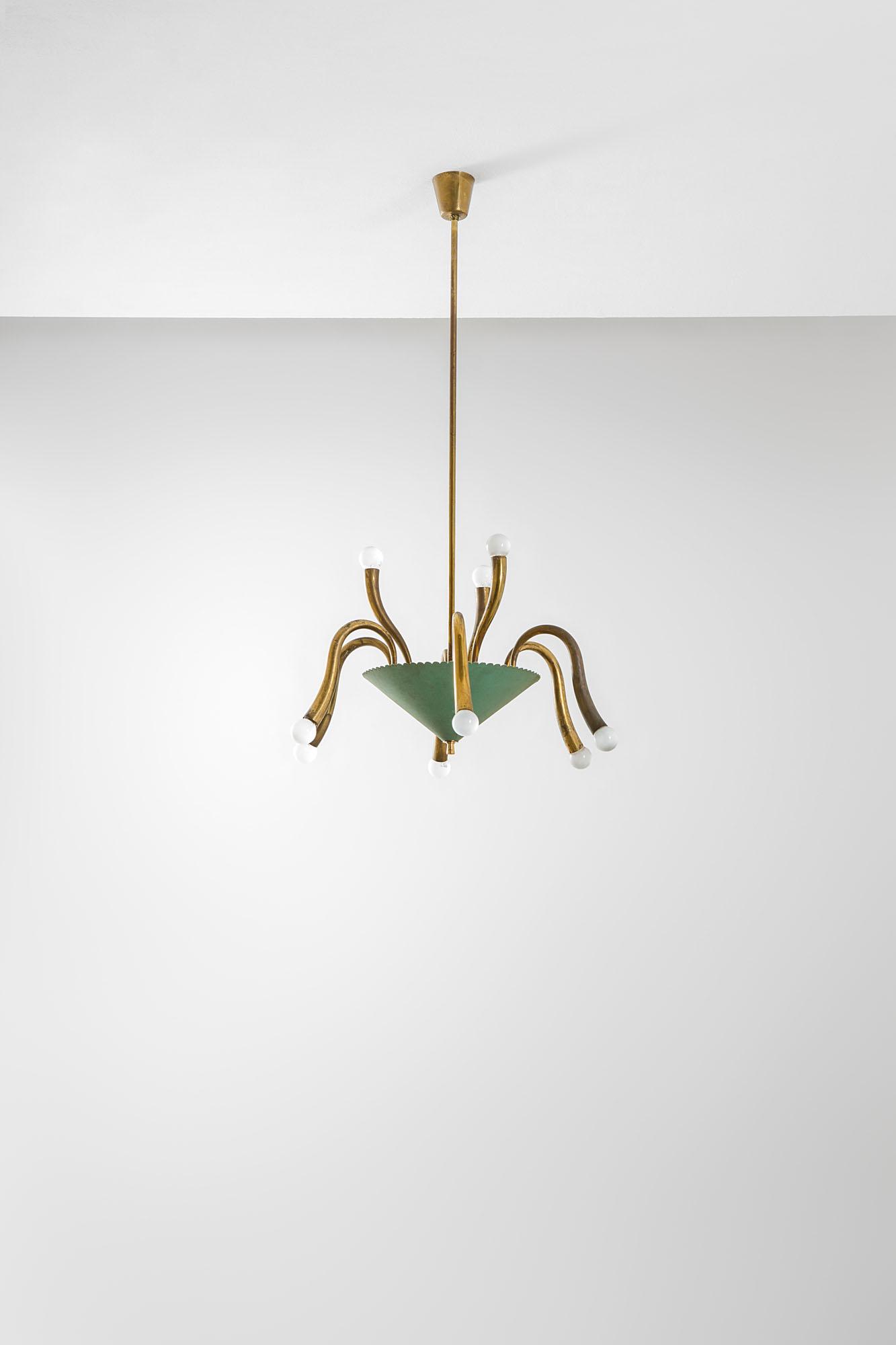 Lampadario a sei lumi, 1950 ca. (1 of 2)