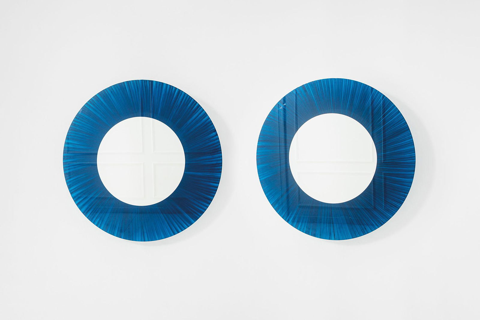 Coppia di specchiere da parete retro illuminate, 1980 (1 of 3)