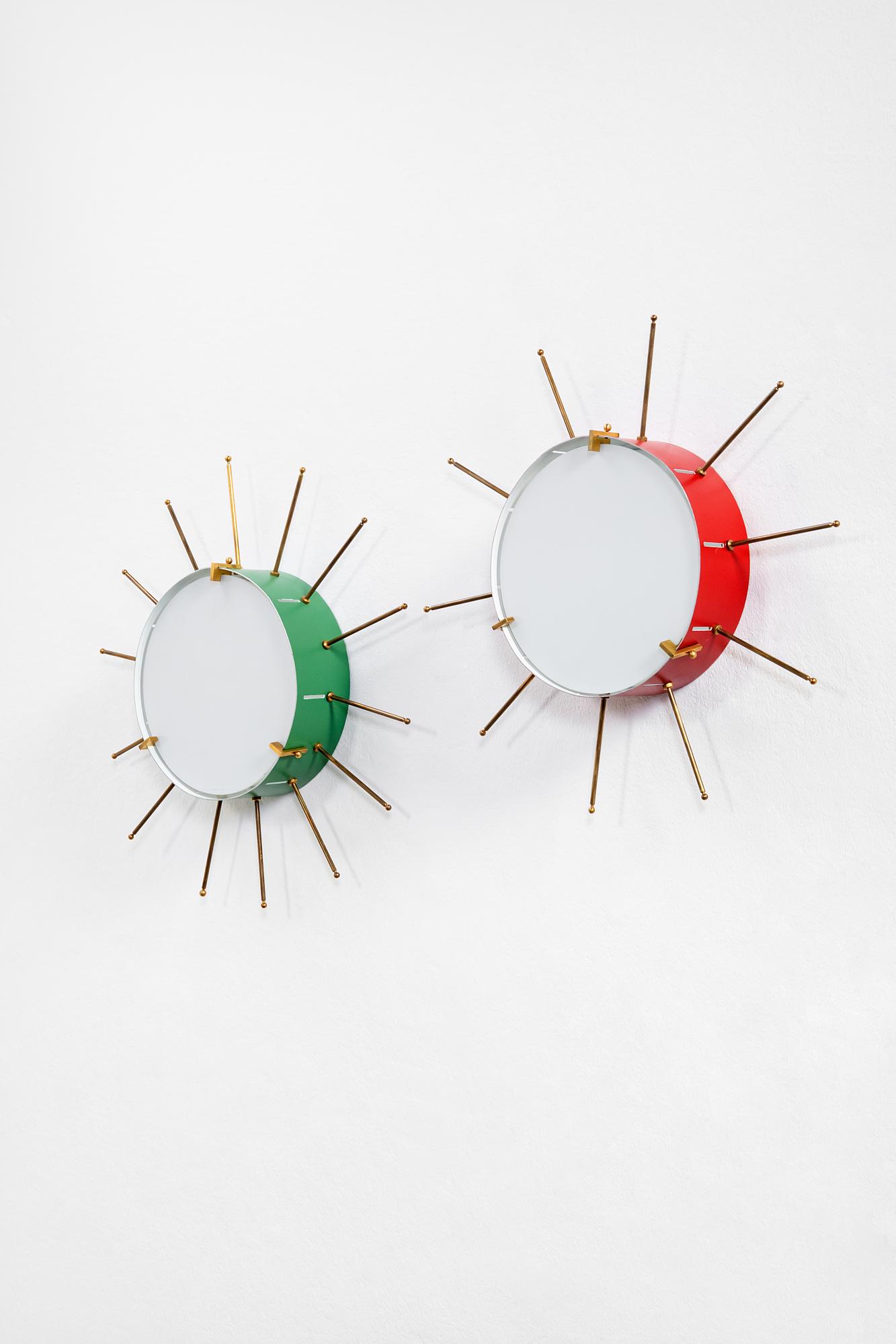 G.C.M.E., 1940. Due lampade da parete o a plafone (1 of 2)