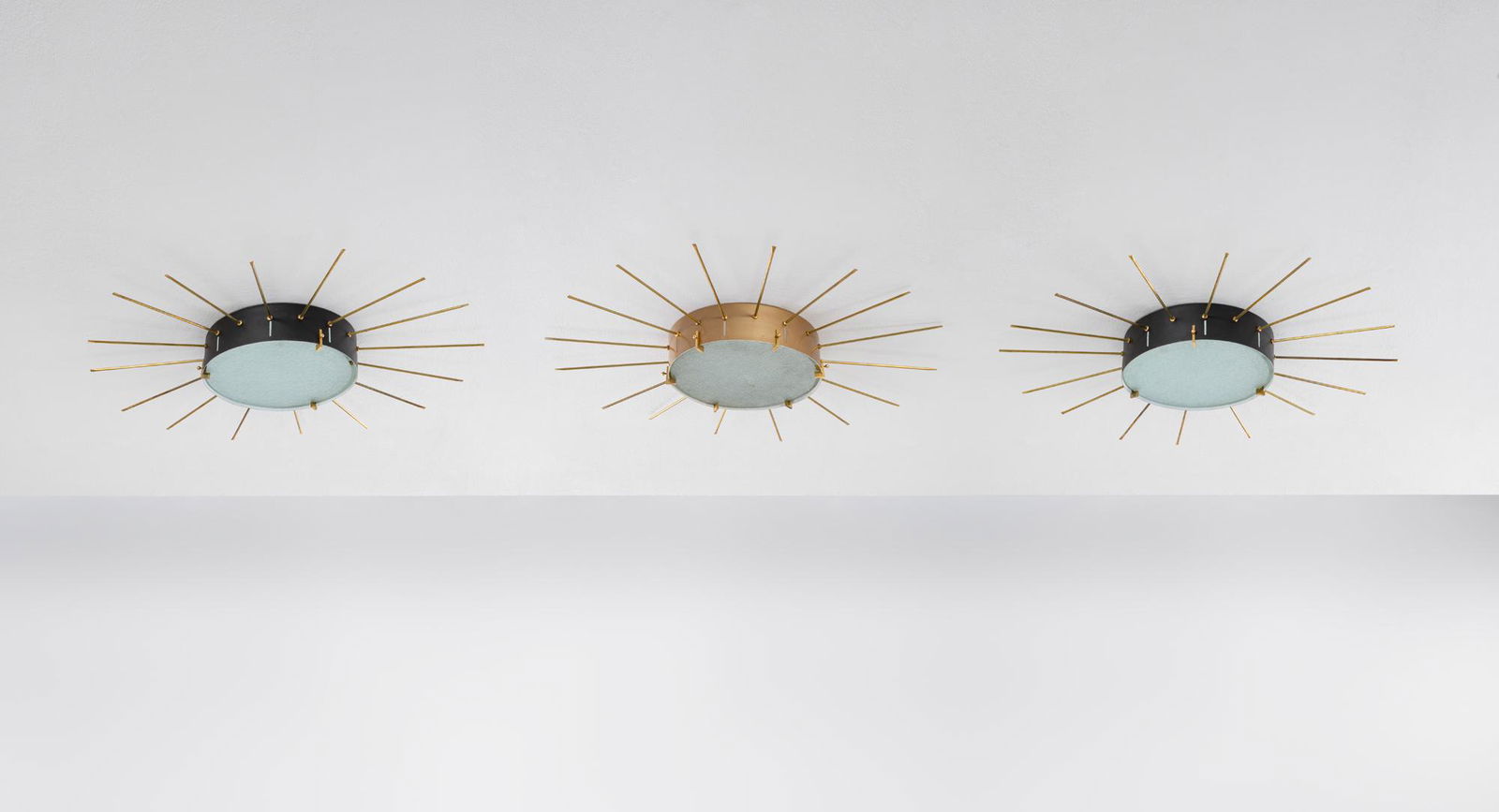 G.C.M.E., 1940. Tre lampade da parete o a plafone (1 of 3)