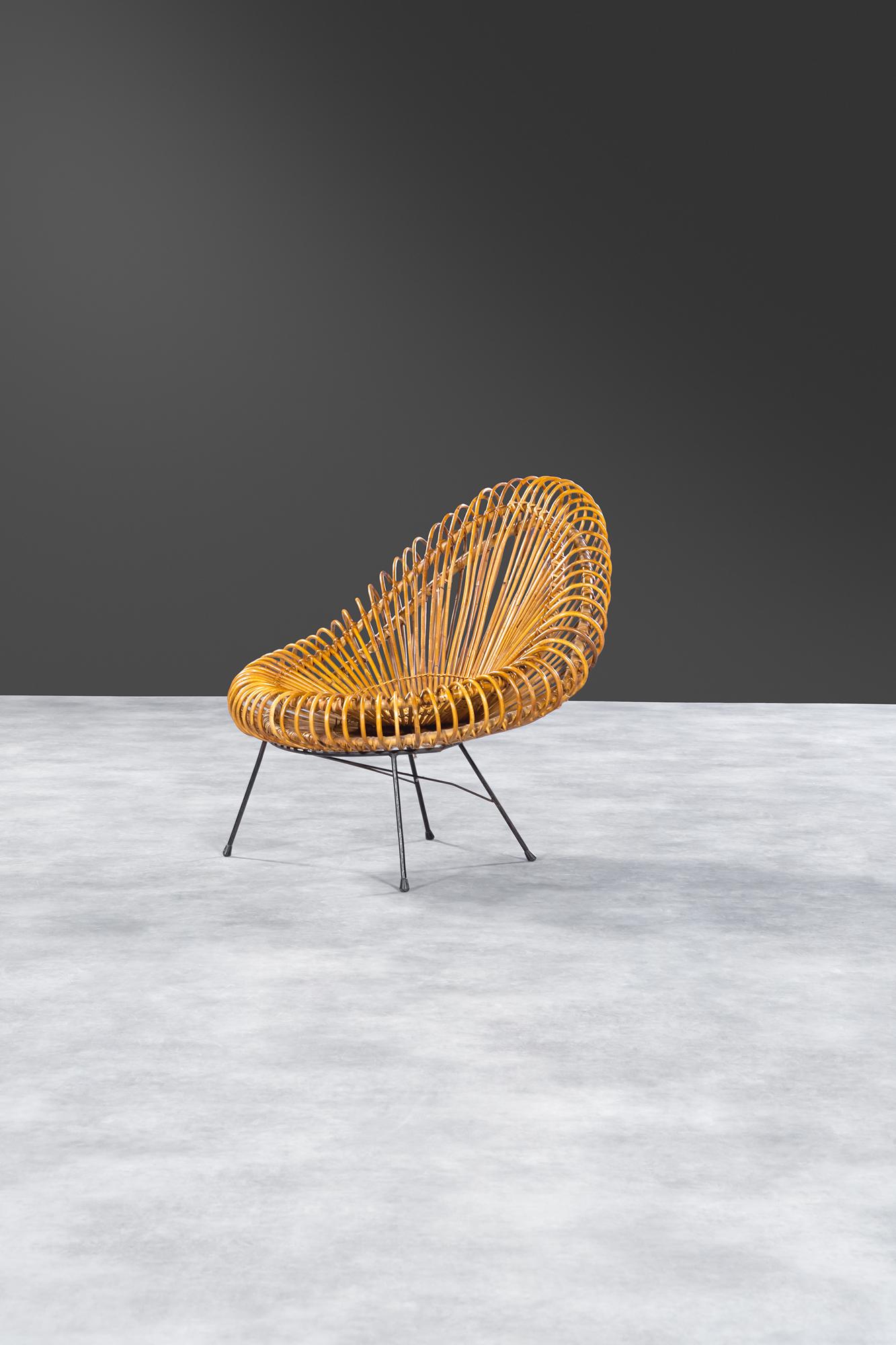 Janine Abraham, 1929-2005. Poltrona in giunco (1 of 2)