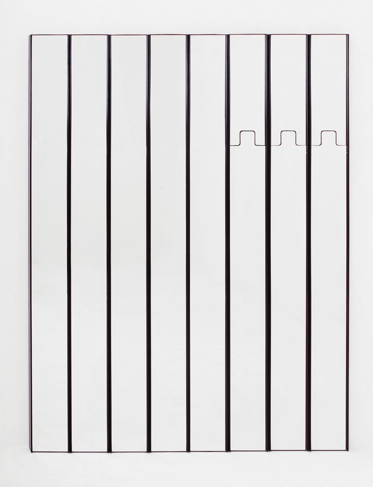 Appendiabiti: Appendiabiti da parete Gronda Resina abs, cristallo specchiato, uno specchio retroilluminato. Prod. Elco, Italia 1970 ca. cm 220x210x6