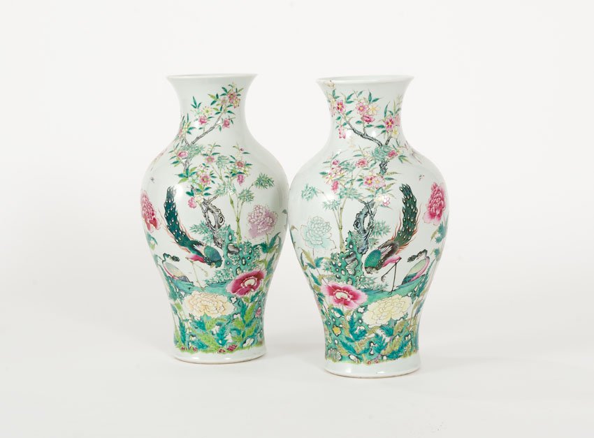 Coppia di vasi in maiolica (1 of 1)