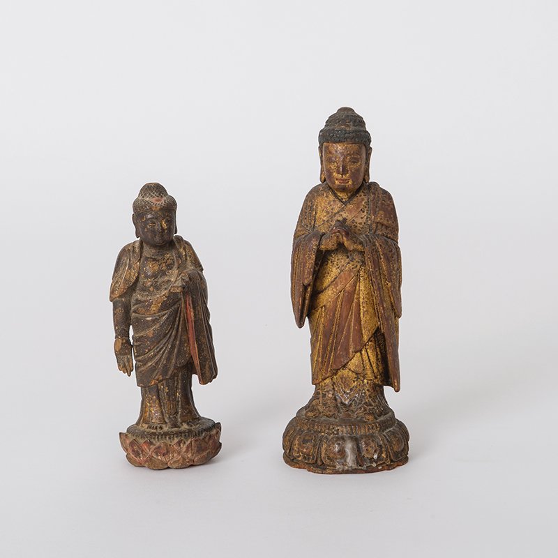 Due Buddha in legno (1 of 1)