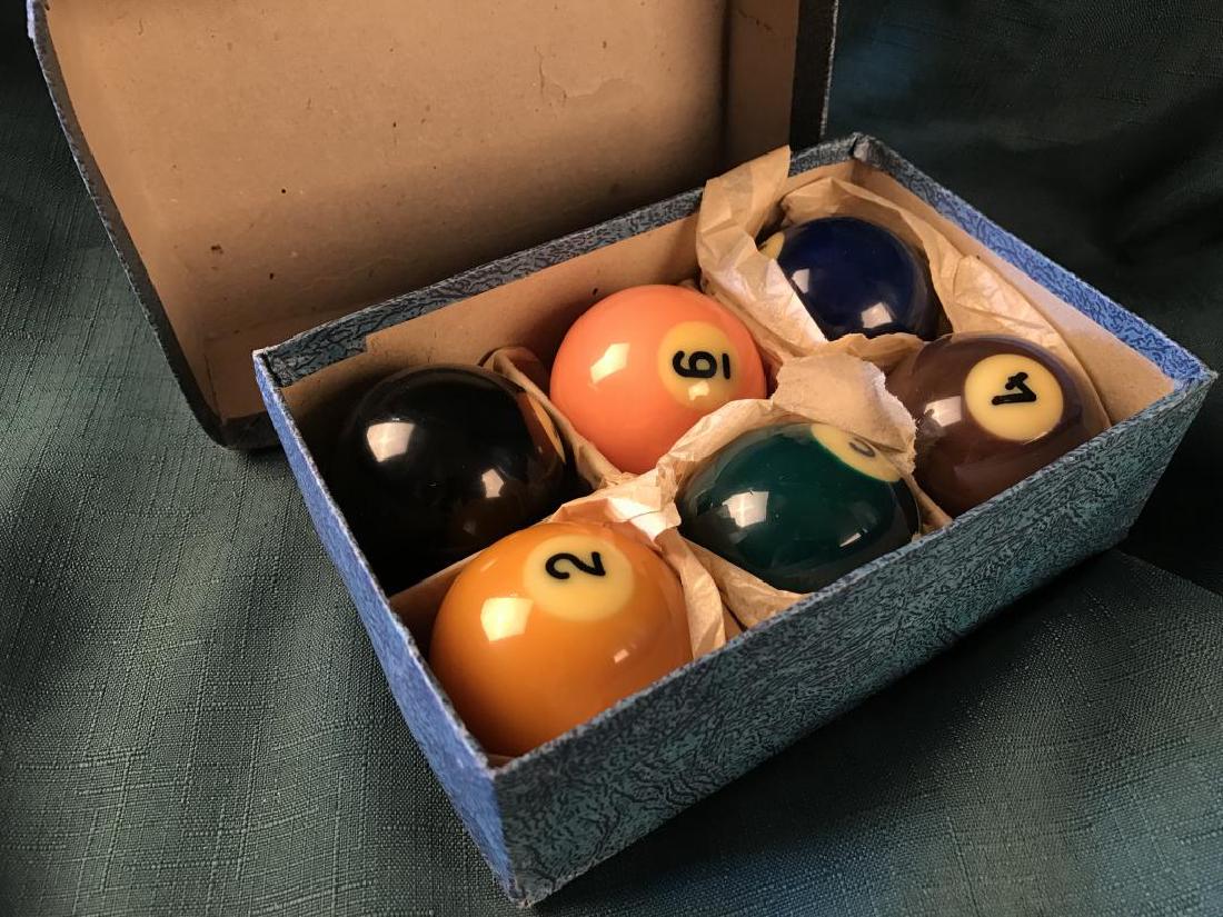 New Old Stock Pocket Billiard Balls, (1 of 3)