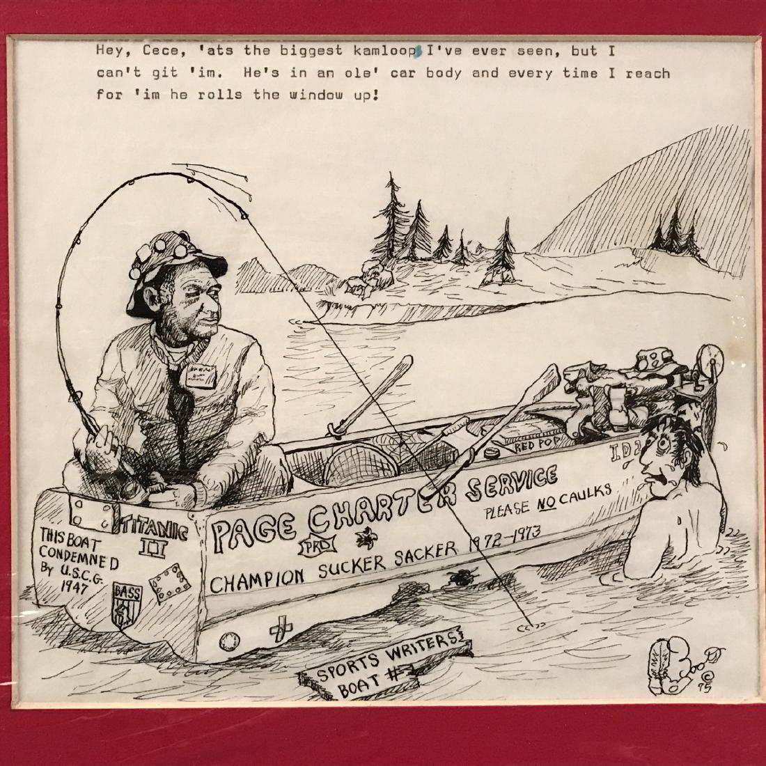 Boots, Original Drawing, Cartoon, (1 of 3)