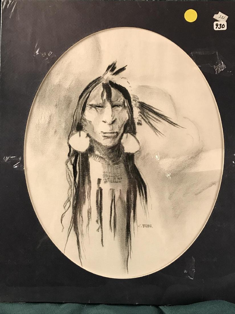 Charley Bear, Charcoal Original, (1 of 3)