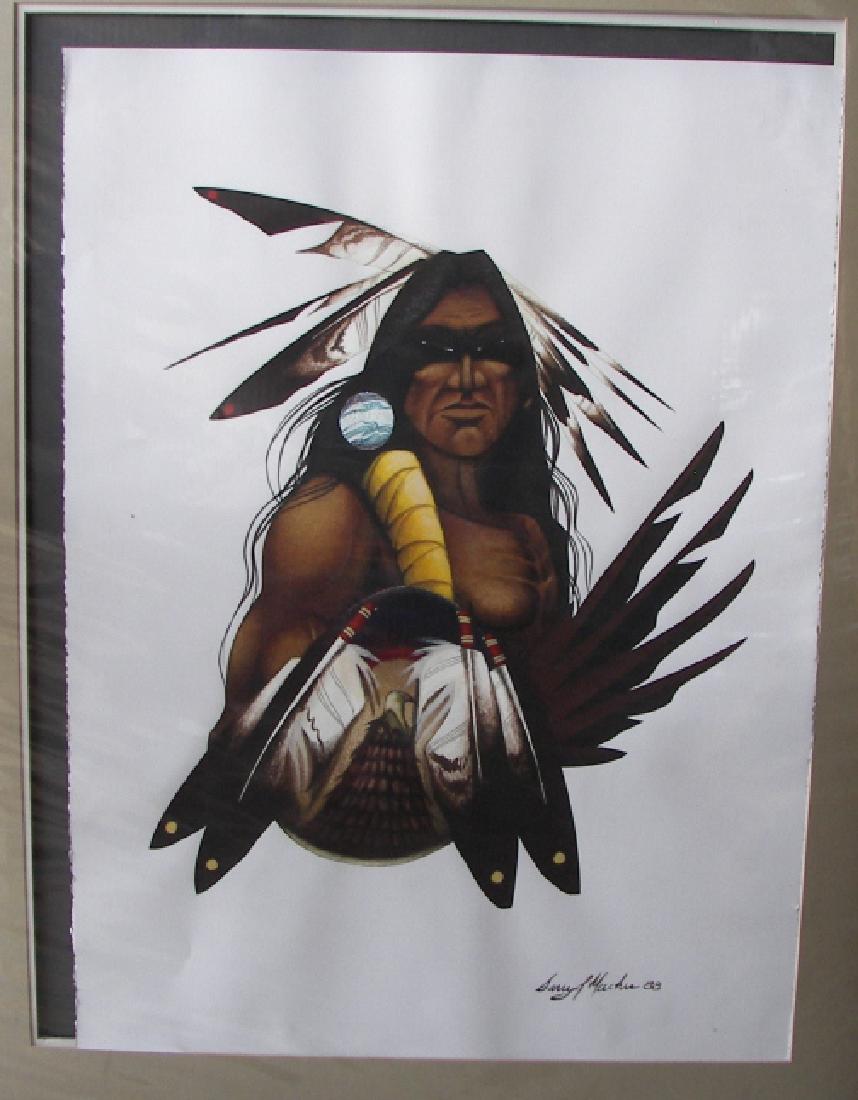 Barry Machis, Gouache, Portrait, (1 of 3)