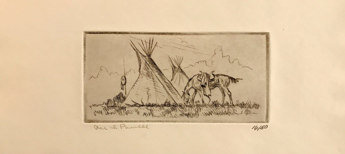 Ace Powell,  Etching, (1 of 1)