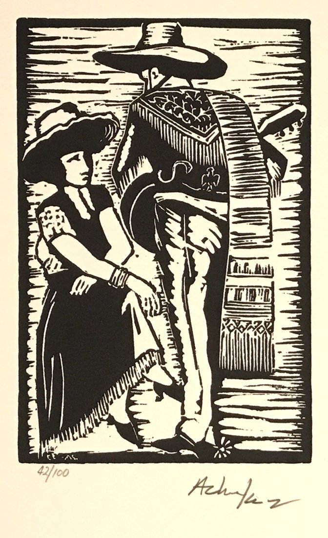 Andy Chuka Linocut, (1 of 2)