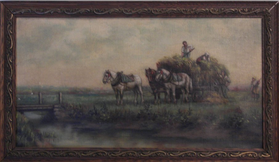 Charles Craig (1846-1931), Oil on canvas: Charles Craig (1846-1931), Oil on canvas Charles Craig (1846-1931), Oil on canvas, 8" x 15", Signed stretcher bar,