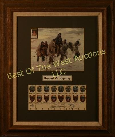 Howard A. Terpning, Signed Stamps, (1 of 3)