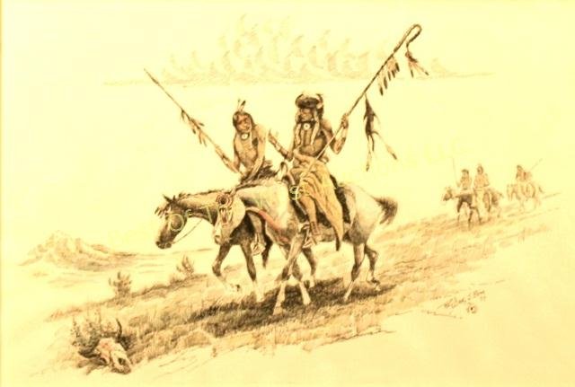 Ray Dan, S. Bear, Pen and Ink, (1 of 3)