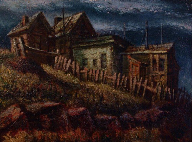 Robert Emerson Huck (1923-1961), Oil on Board, (1 of 6)