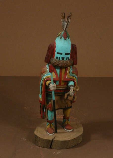 Hopi Kachina,: By Preston Youvella, Aholi Kachina, -568101-