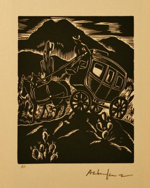 Andy Chuka, Linocut Block Prints, (1 of 3)
