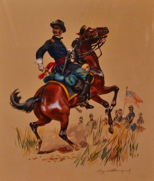 Eugene Calugef (?), Gouache, (1 of 5)