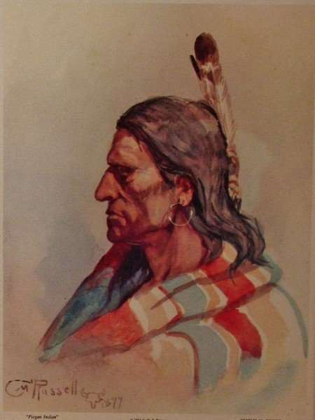 C.M. Russell,  Lithograph, (1 of 5)