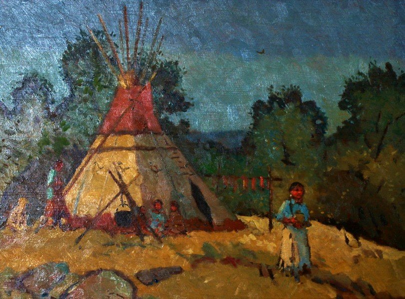 Sheryl L. Bodily  (1936 - ), Oil on Board, (1 of 3)