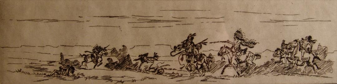 Dave Powell (1954-), Etching, Numbered, (1 of 3)