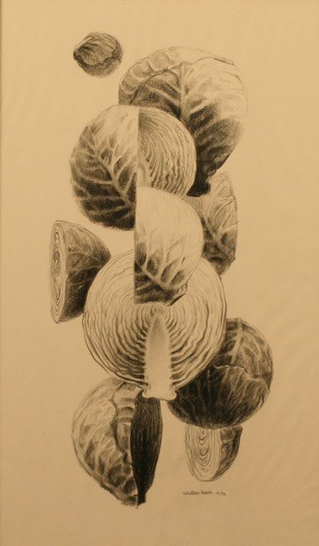 Walter Hook (1919-1989) Pencil Drawing, (1 of 3)
