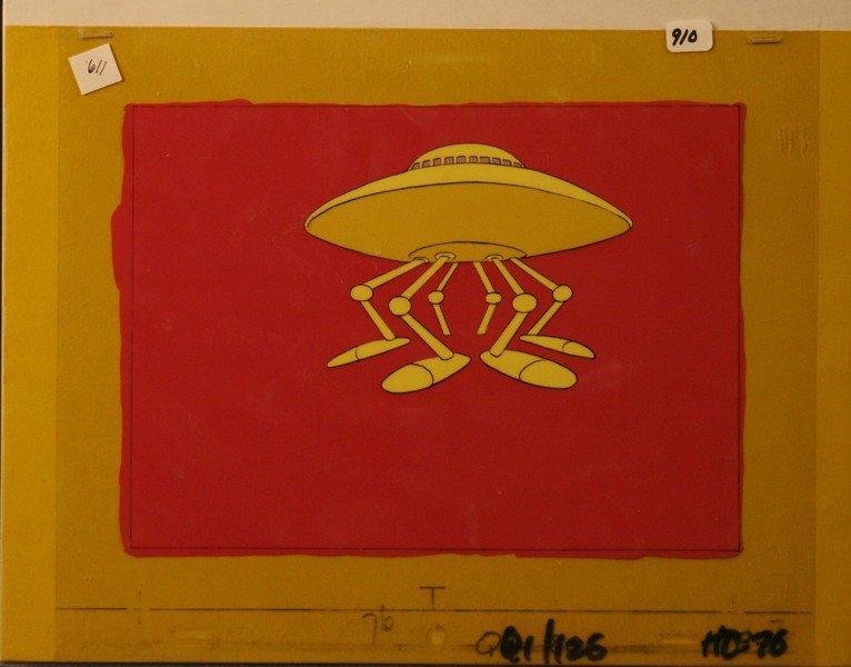 Original Hand Painted Production Cel, (1 of 2)
