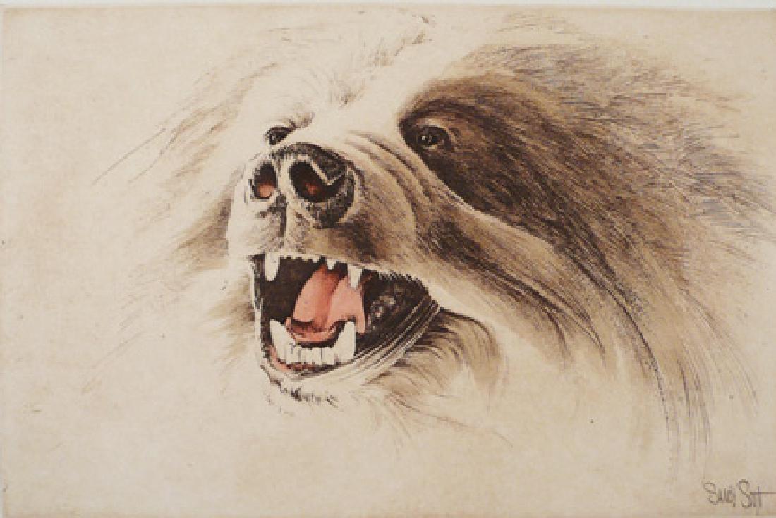 Sandy Scott, Colored Etching (1 of 1)