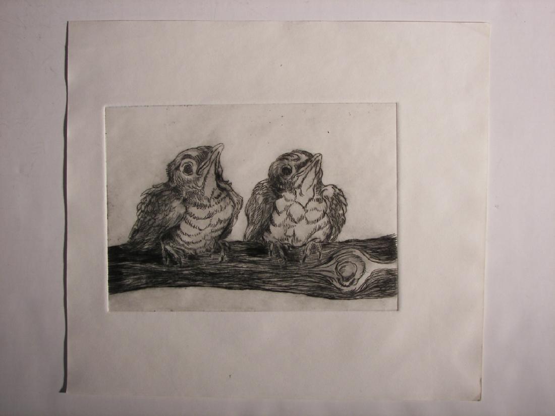 Annie Lee Ross Intaglio Etching (1 of 1)