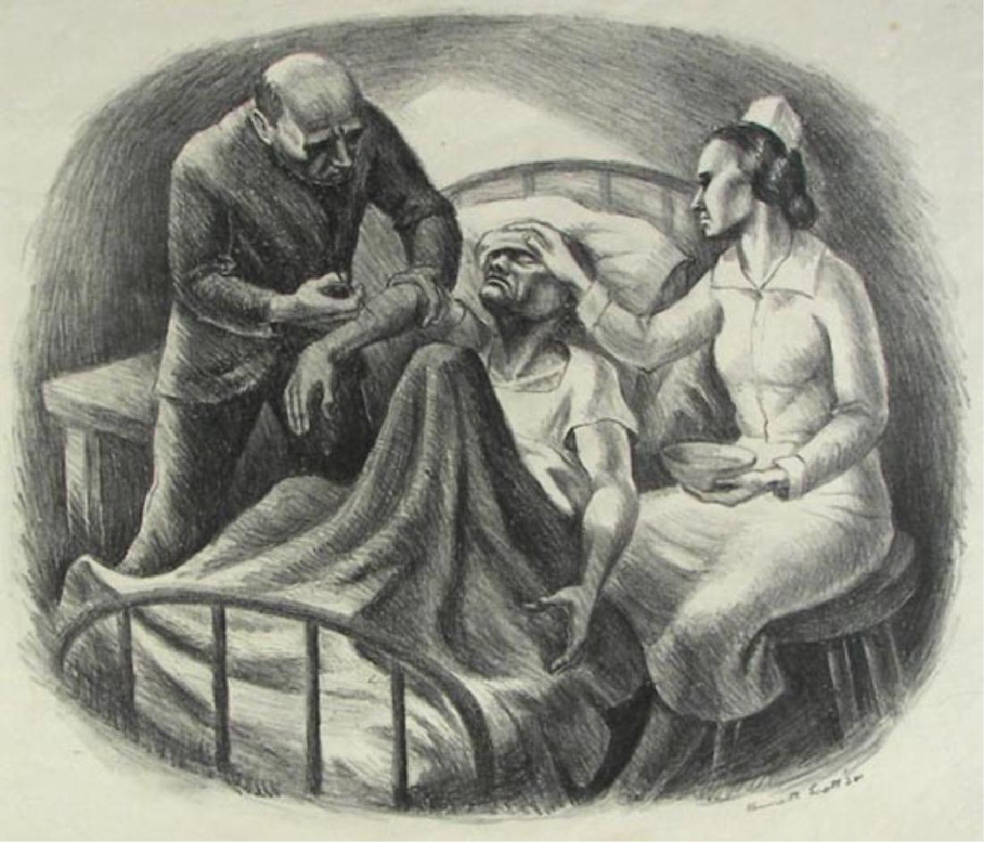 Kenneth Evett Lithograph (1 of 3)