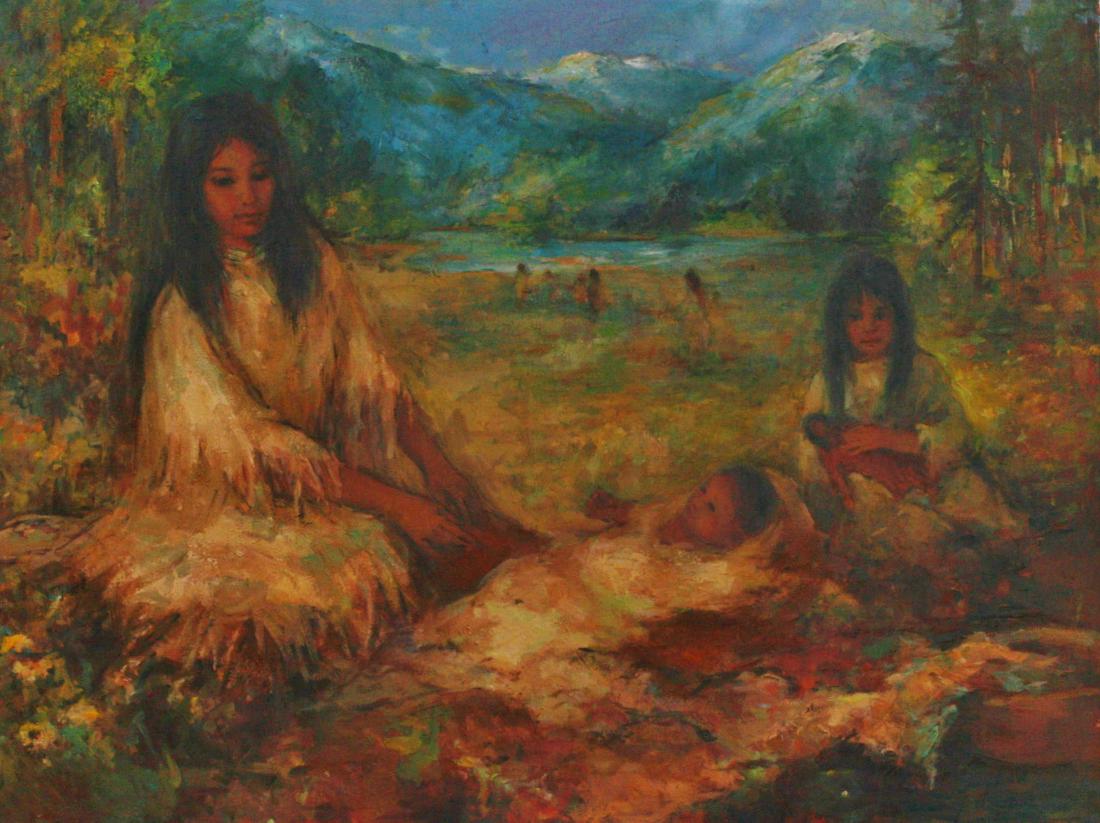 Marilyn Bendell (1921-2003), Oil on Canvas, (1 of 3)