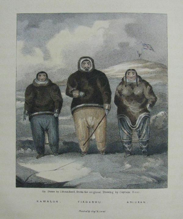 ROSS, Sir John.: Appendix To The Narrative Of A Second Voyage. 4to. xii, 120, cxliv, CII, [1 leaf]errata. 20 engraved & lithographed plates (12 in colour). incl. errata. modern half-morocco (very worn, covers detached