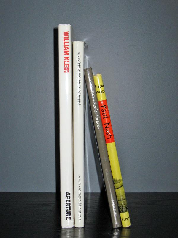 PHOTOGRAPHY.: Lot of 4 volumes: HEILPERN. William Klein: Photographs. 1981. First Edition; NASH. Fertile Image. 1951. First Edition; FINK. Social Graces. 1984. First Edition; ROBERT Rauschenberg Photographs. 1981.