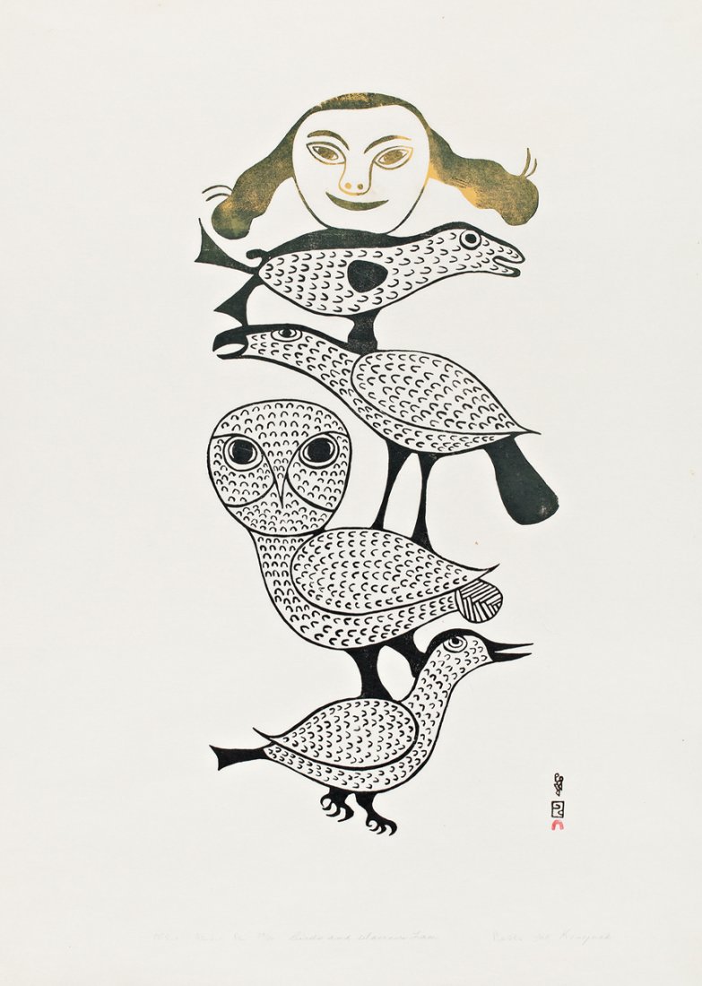 Kenojuak Ashevak CC RCA (19272013) f. Nov 15, 2014 Walker's Fine