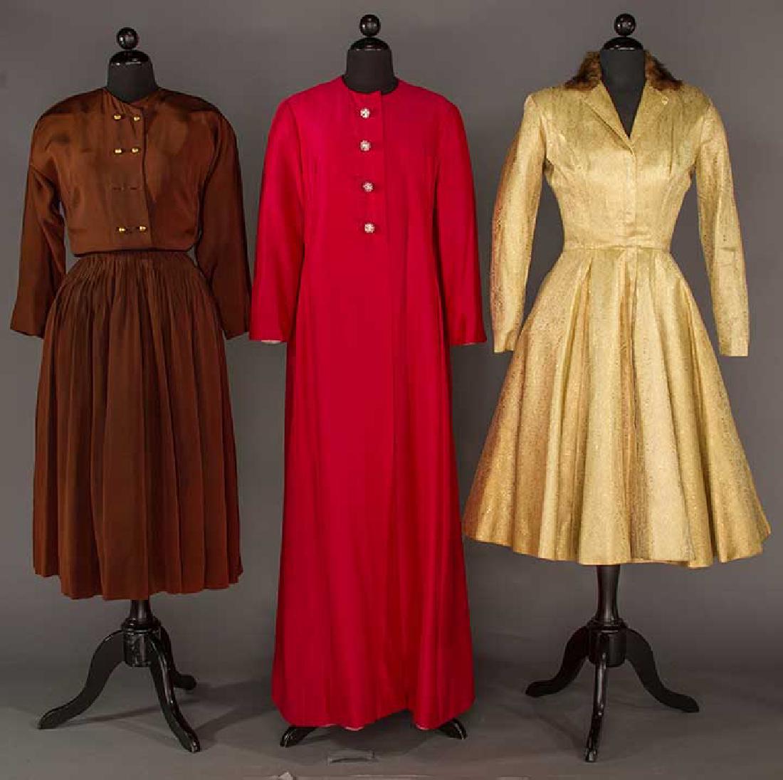 TWO DRESSES & ONE COAT, 1950-1960s (1 of 10)