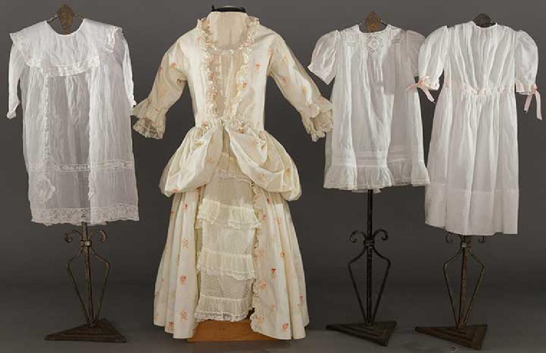 FOUR GIRL'S COTTON DRESSES, EARLY 20TH C (1 of 5)