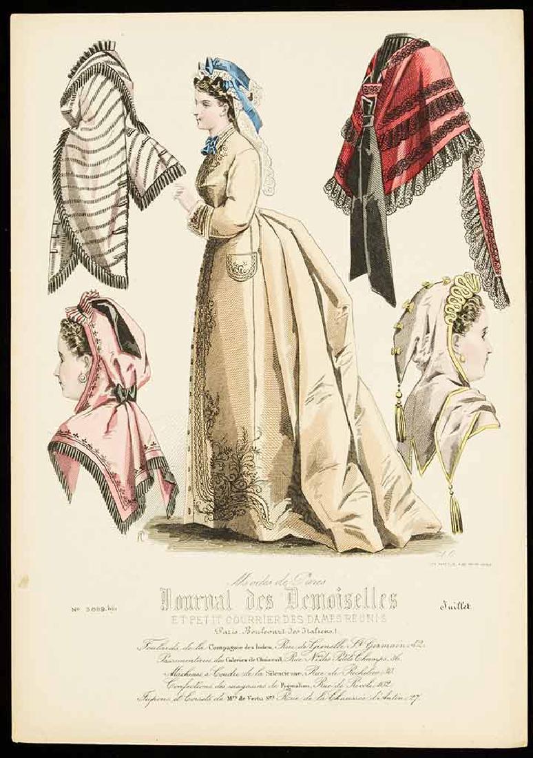 38 FASHION PLATES, PARIS, 1860s (1 of 4)